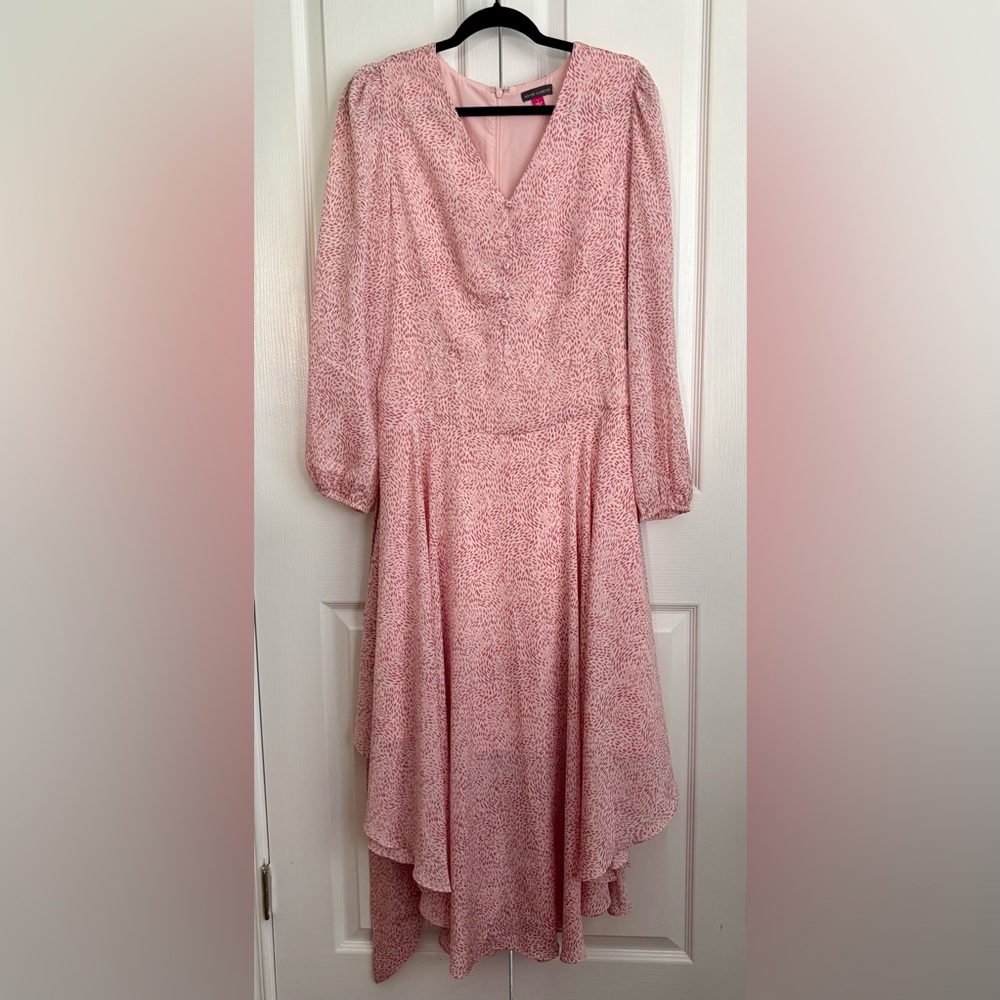 VINCE CAMUTO WOMENS DRESS , ROSE/PINK, size large